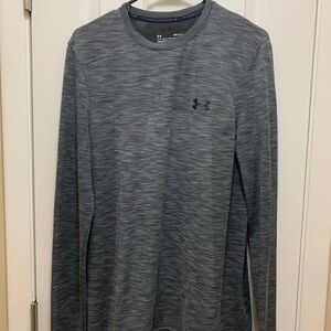 Under Armour Gray Long Sleeve Performance Tee